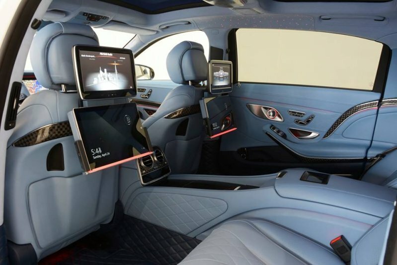 Brabus Maybach Rocket 900 с голубым салоном