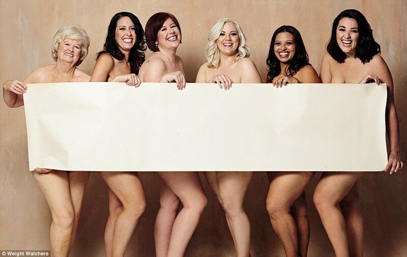 170 кг на шестерых: худеющие дамы устроили дерзкую фотосессию