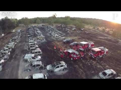 422 авто сгорели во время фестиваля в Португалии