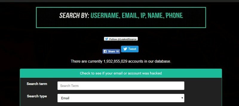 Обзор leakedsource.com