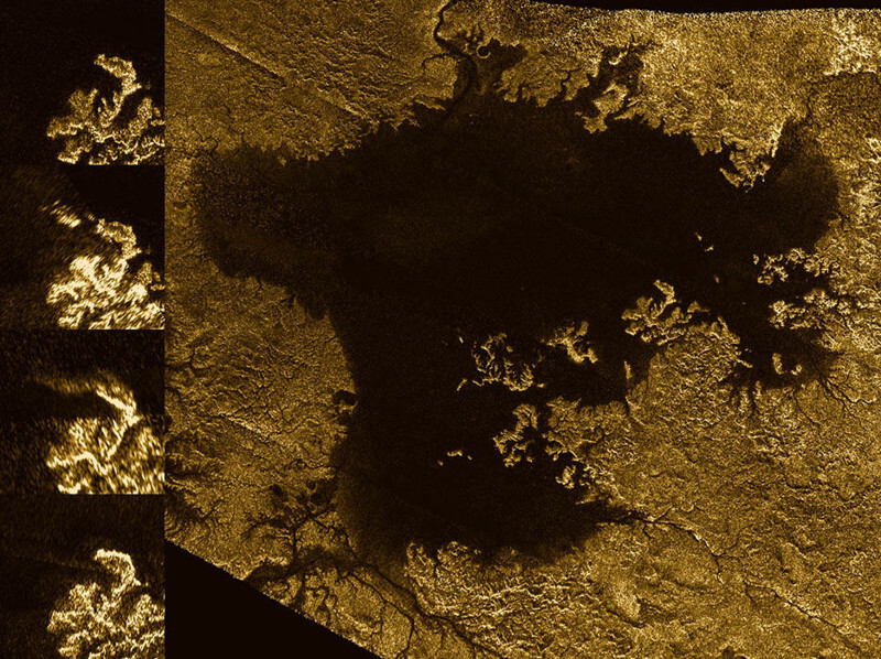 «Кассини» обнаруживает заполненные жидкостью каньоны на Титане