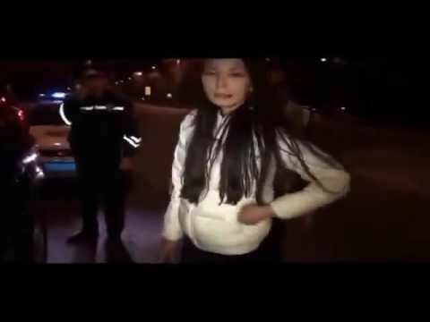 Пьяная дура за рулем 