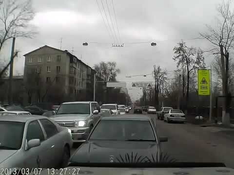 Быдло на встречке. Умная женщина дает отпор