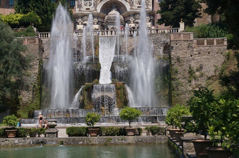 Красивейший парк фонтанов эпохи Возрожения . Вилла д’Эсте в Тиволи 