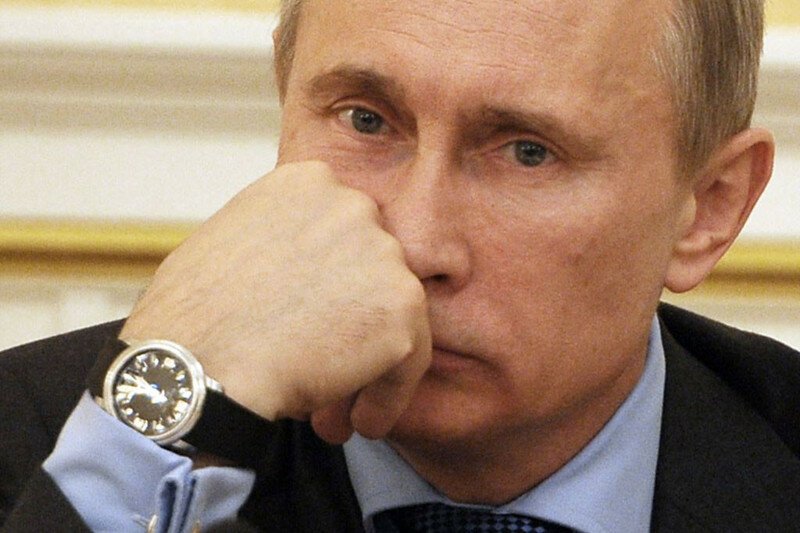 Коллекция часов президента РФ Владимира Путина в 2012 году
