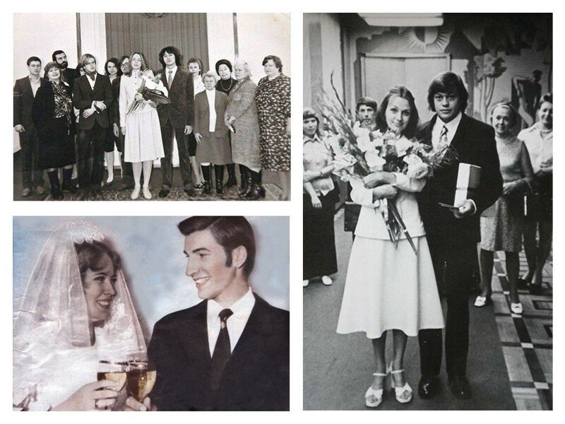 Свадебные фото советских знаменитостей 