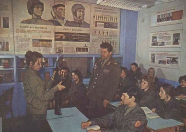 Уроки Начальной Военной Подготовки в СССР