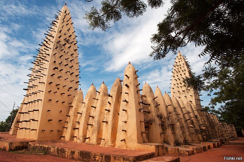Большая мечеть,  Бобо-Диуласо, Буркина-Фасо