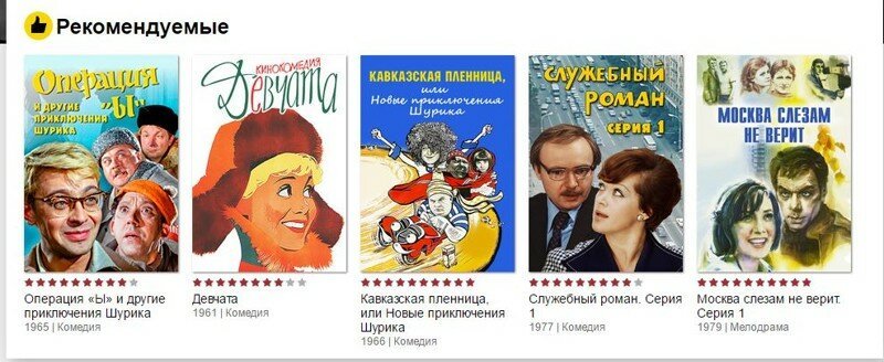 "Мосфильм" выложил более 500 фильмов для бесплатного просмотра