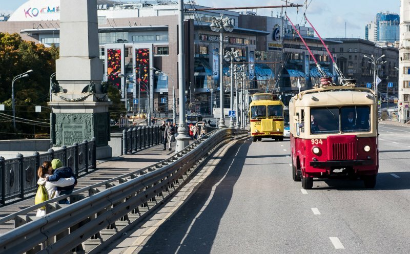 В Москве прошел парад троллейбусов