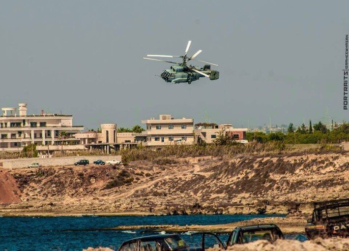 В небе Сирии замечен российский вертолет-разведчик Ка-35