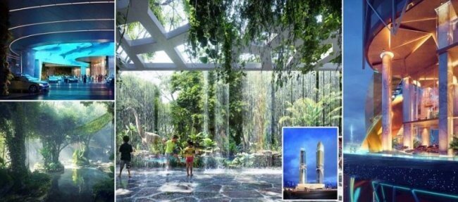Первый в мире отель с тропическим лесом откроется в Дубае