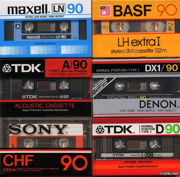 Нашёл тут подборку аудиокассет популярных в 80-е