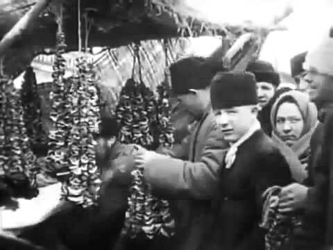 Историческое видео: заснеженная Москва более 100 лет назад