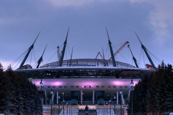 Как сейчас выглядят стадионы российских футбольных клубов. 