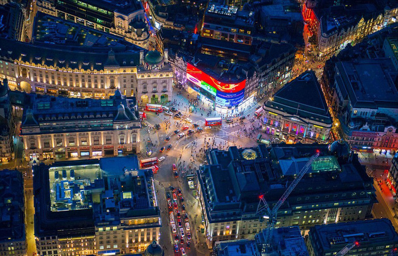 Потрясающие аэрофотографии Лондона