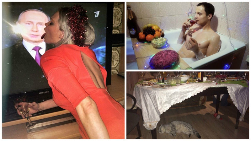 Как отгуляли Новый год: немного адских фотографий из соцсетей