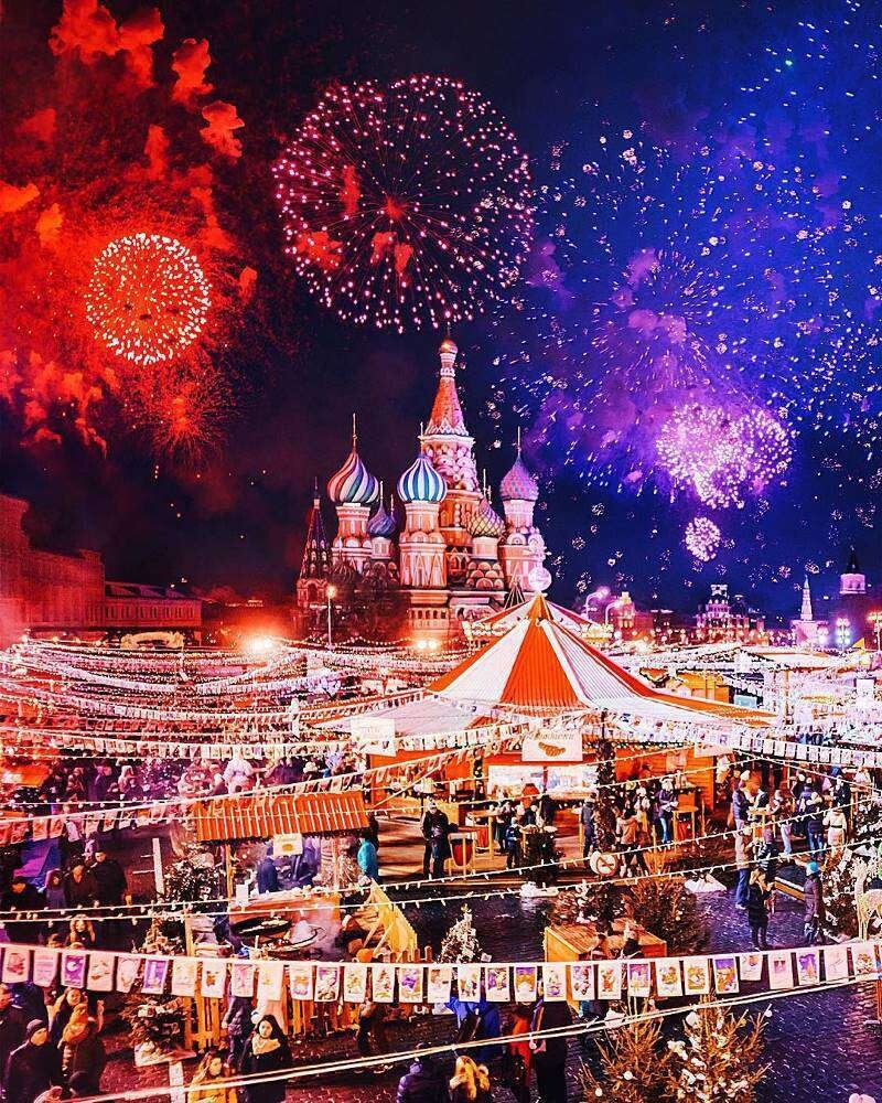 Новогодние фото Москвы