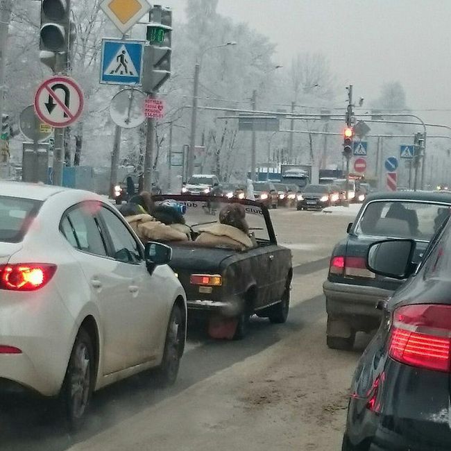 Самодельный кабриолет из "Жигулей" в Санкт-Петербурге