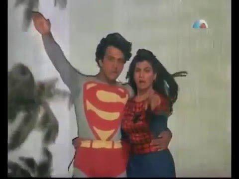 Потный супермен и женщина-паук