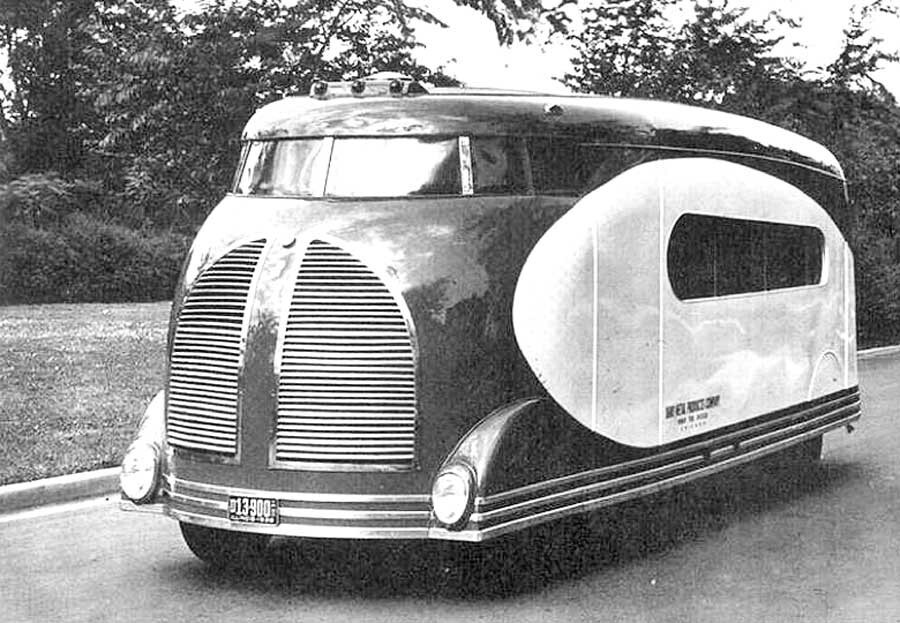 Поезда с автомобильным дизайном 30-х годов