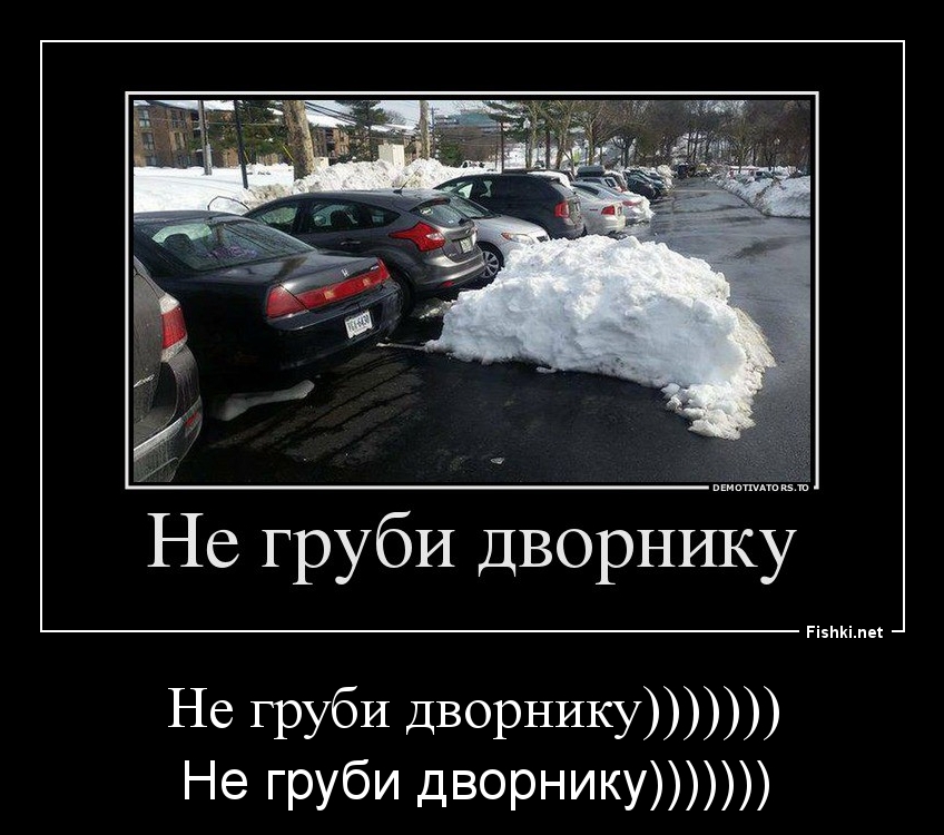 Не груби дворнику)))))))