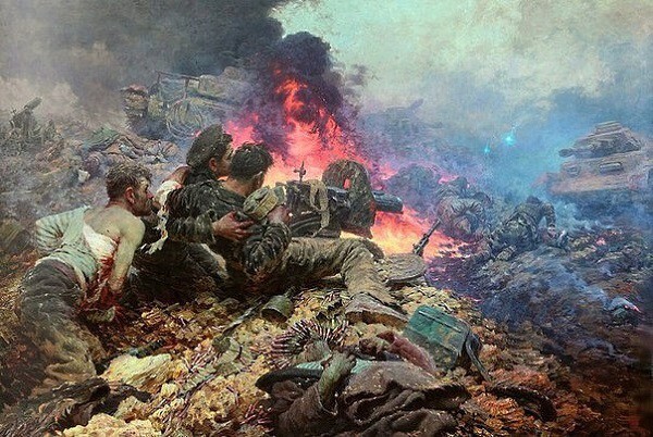 Подвиг пяти черноморцев преградивших своими телами путь к Севастополю