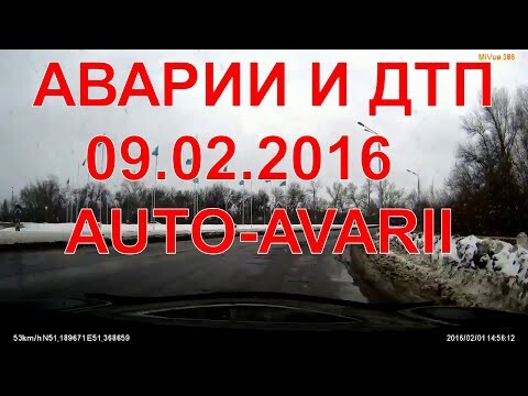 Аварии и дтп видео подборка,февраля 2016