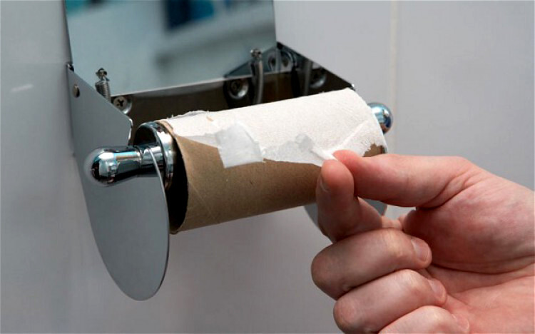 Что делать когда закончилась туалетная бумага