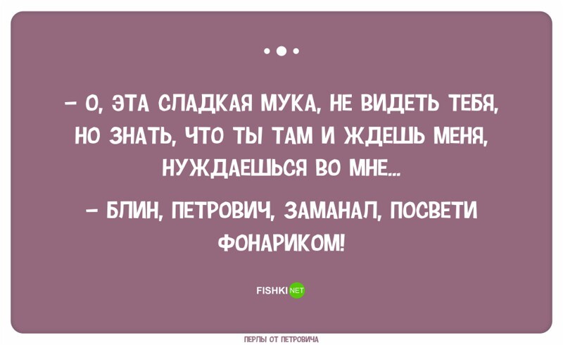  40 прикольных перлов от Петровича