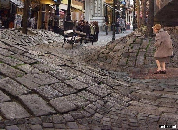 Необычная улица в Вене