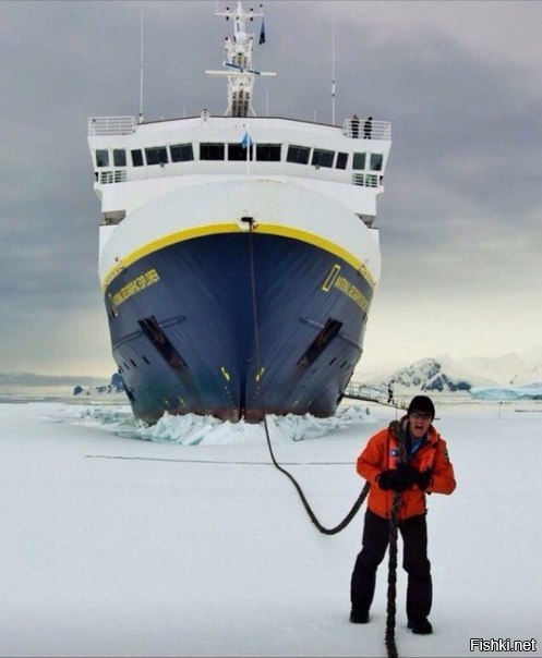 Бурлак в Антарктиде