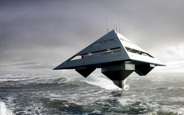 Тетраэдрон – самая необычная яхта в истории