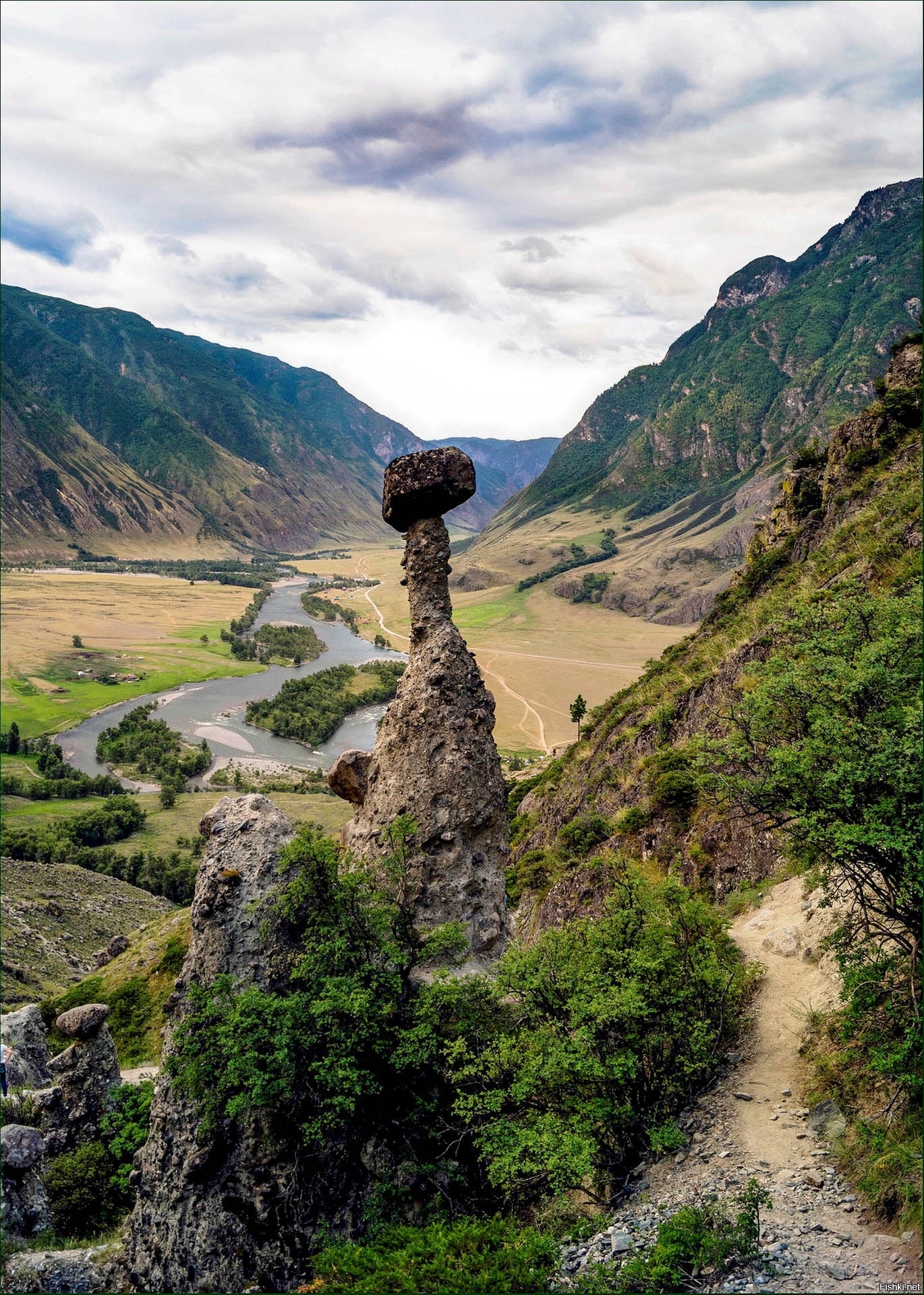 Урочище Аккурум, Каменные грибы