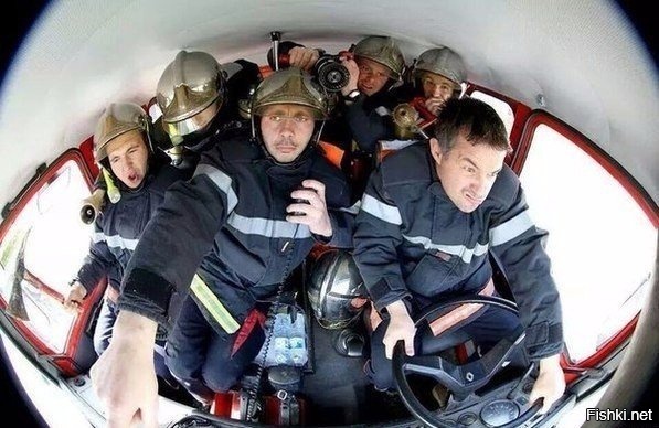 Пожарное селфи