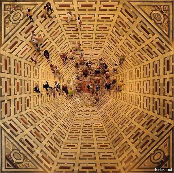 Пол в соборе Санта Мария- дель - Фьоре во Флоренции