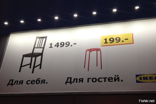 Суровый маркетинг в Икеа Мега 