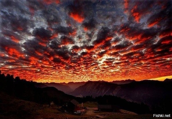 Закат в горах