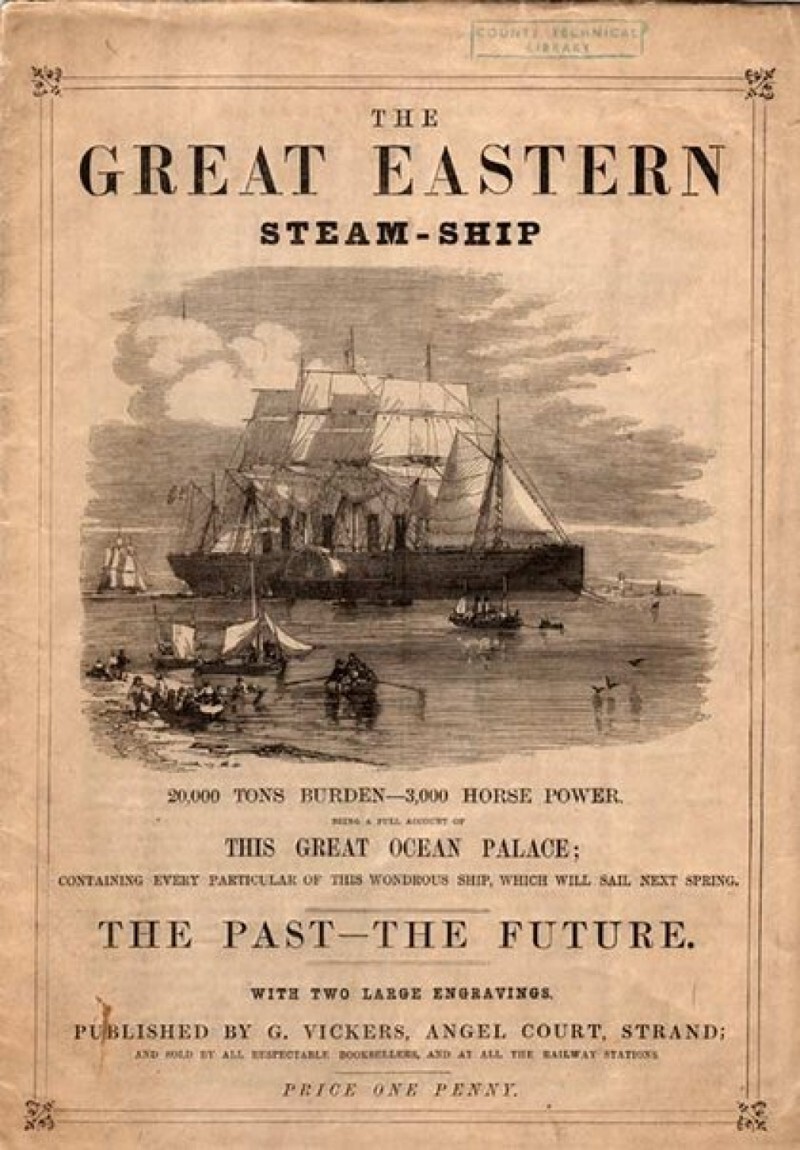 Самый большой корабль 19-го века. “Грейт Истерн” или Левиафан