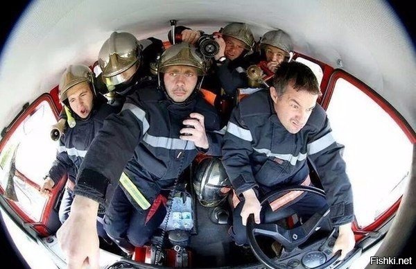 Пожарное селфи