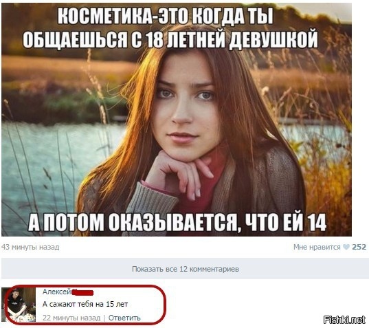 Когда коммент добивает шутку