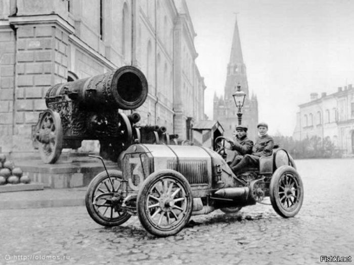 Победитель пробега Санкт–Петербург – Москва Виктор Эмери, 1908 год, Москва