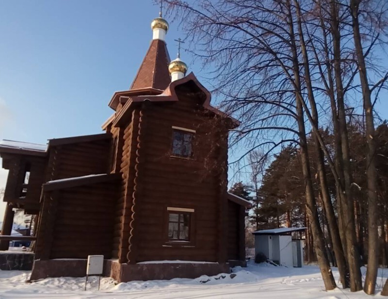 Возведение деревянного храма