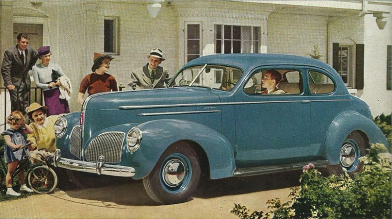 Автомобильная реклама Studebaker 1940-1941