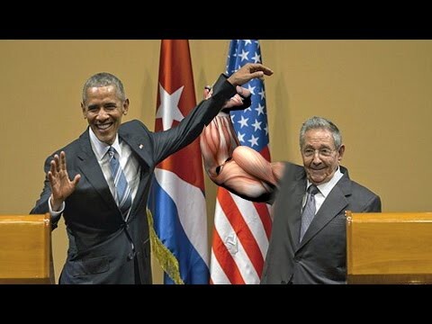 Рауль Кастро не стал панибратствовать с Обамой ! 
