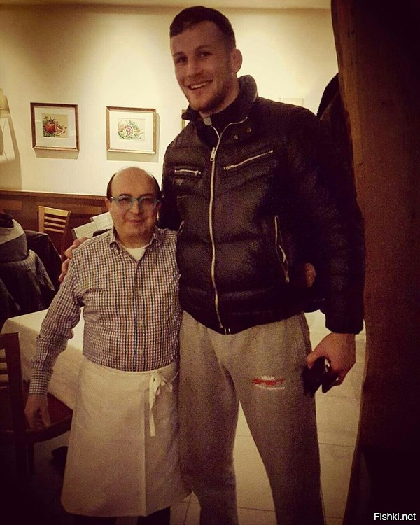 Немецкий боец MMA со своим папой