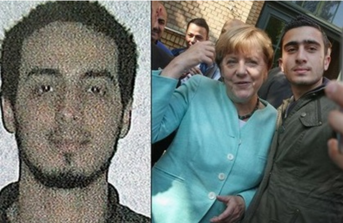 Селфи, Меркель и террорист.