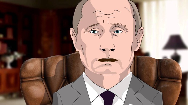 Мультик про Путина и Обаму
