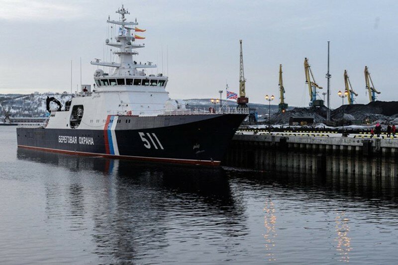 Уникальный пограничный корабль «Полярная звезда» прибыл в Мурманск