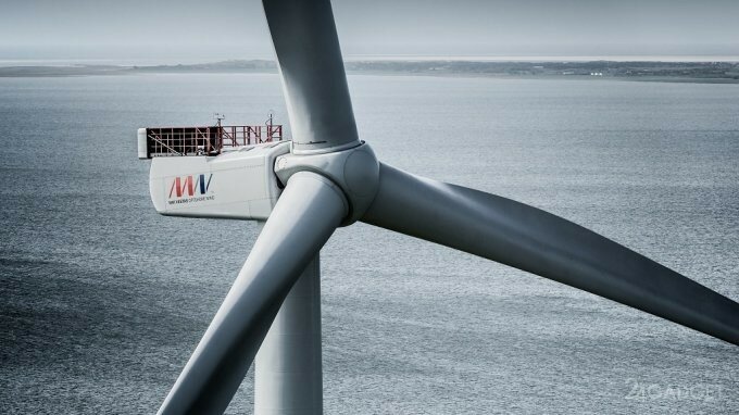 Датский ветряк-голиаф поставил рекорд по выработке энергии
